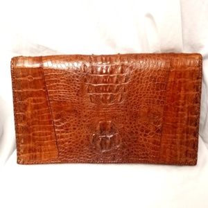 Vintage | Genuine Hornback Alligator Leather Clutch